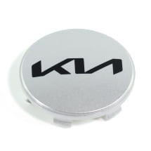 Nabendeckel Satz silber 50mm neues Logo Original KIA | 66400ADE91SIBR-Set