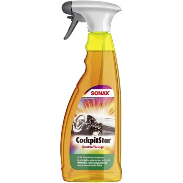 SONAX CockpitStar Cockpit Kunststoff Reiniger PET-Sprühflasche 750 ml