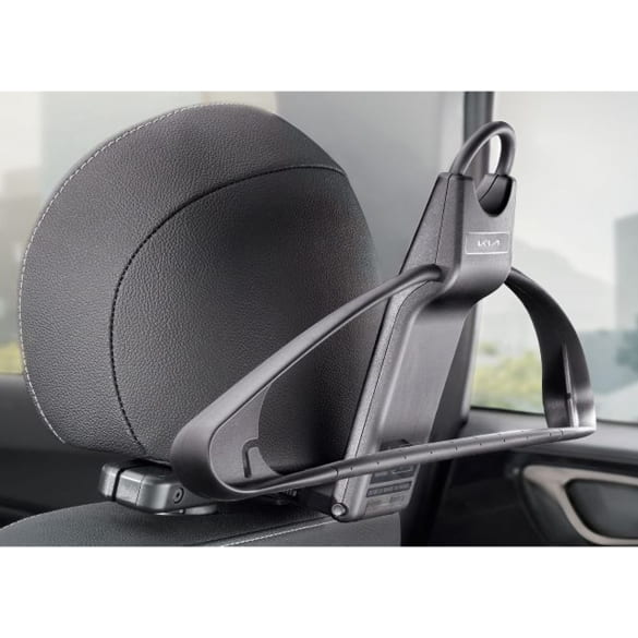 Kleiderbügel abnehmbar schwarz Auto Reisebügel Kopfstütze Original KIA