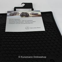 GLA schwarz| | Mercedes-Benz A17668050019G33-GLA Original X156 Satz Gummi-Fußmatten