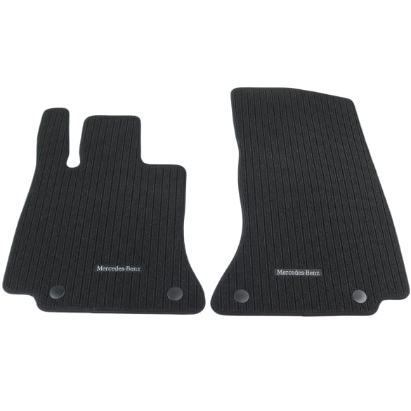 front rep floor mats black C-Class W206 S206 genuine Mercedes-Benz