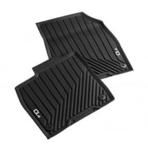 Genuine Audi Q4 E-Tron rubber floor mats black | 89B061501 041