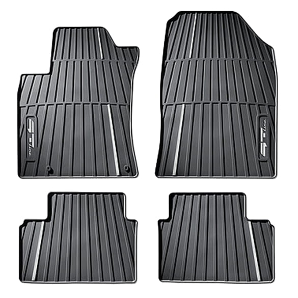 Rubber floor mats GT Line KIA ProCeed CD black 4-piece set Genuine KIA