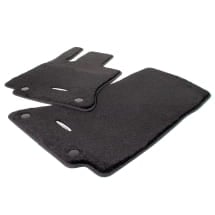 Front velours floor mats CLE C236 Coupé Black Genuine Mercedes-Benz | A2066805102 9K26-C236