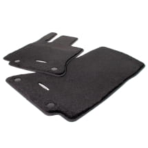 Front velours floor mats CLE A236 Convertible Black Genuine Mercedes-Benz | A2066805102 9K26-A236