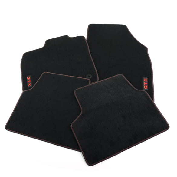 GTX floor mats velours VW ID.3 black 4-piece set Genuine Volkswagen | 10B061270A WGK