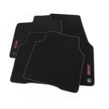 GTX floor mats velours VW ID.7 black 4-piece set Genuine Volkswagen | 14B061270A WGK