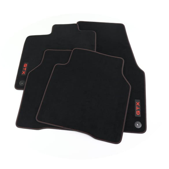 GTX floor mats velours VW ID.7 black 4-piece set Genuine Volkswagen