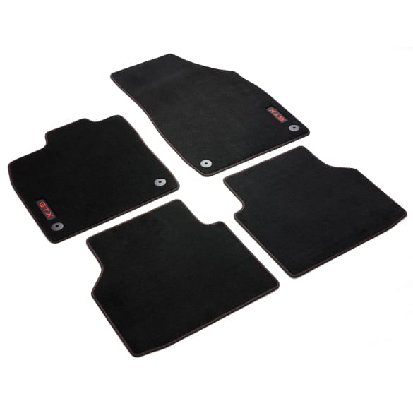 GTX floor mats velours VW ID.4 black 4-piece set Genuine Volkswagen