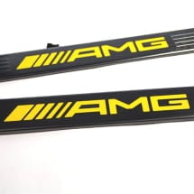 AMG door sill trims silver / black C-Class Coupé | A2056801209-B