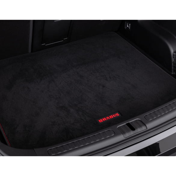 BRABUS smart #3 boot mat velours black red