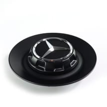 AMG Nabendeckel Schmiederad schwarz matt Original Mercedes-Benz | A00040011009283-Satz