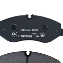 Front brake pads set A4474206600 Genuine Mercedes-Benz | A4474206600-Set