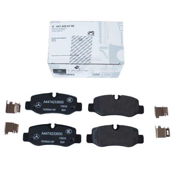 Rear brake pads set A4474206700 Genuine Mercedes-Benz