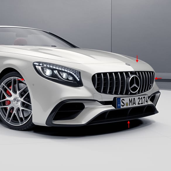 S63 Amg Facelift C217 A217 Front Bumper Incl Panamericana Grill Nightpackage