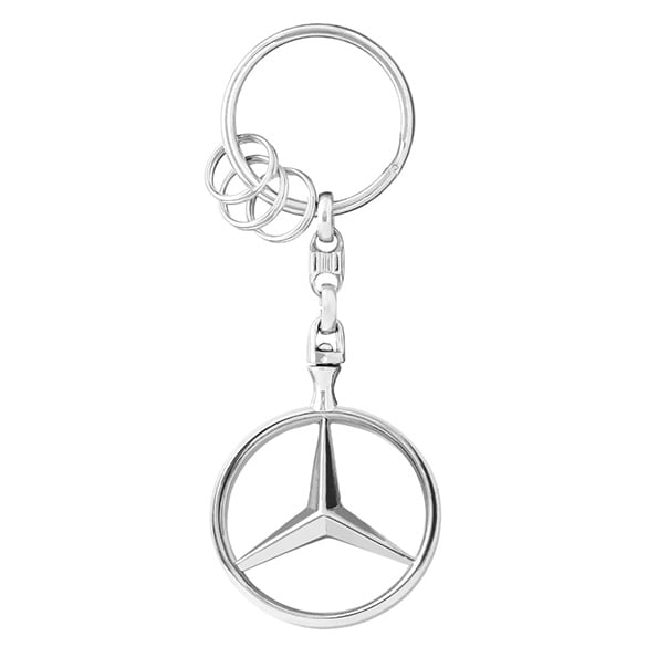 Schlüsselanhänger Brüssel, Stern poliert, Mercedes-Benz Collection