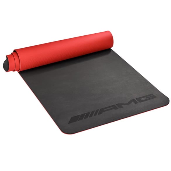 AMG fitness mat gym mat sport mat black red Mercedes-Benz Collection