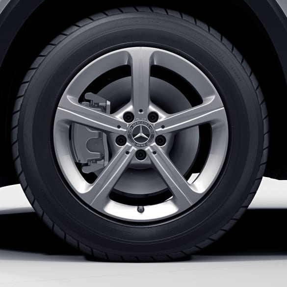 GLB winter wheels inch 17 Mercedes-Benz X247 silver genuine Q44030151072A/73A-GLB 