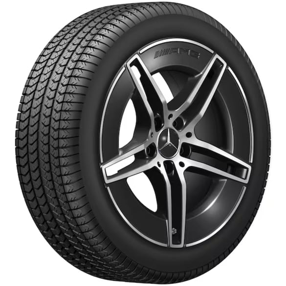 AMG 18 inch winter wheels CLE coupe 300e C236 black 5-double-spokes genuine Mercedes-AMG Michelin