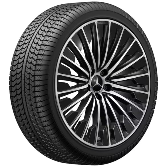 20 inch AMG winter wheels E-Class W214 S214 black multi-spokes genuine Mercedes-Benz Continental