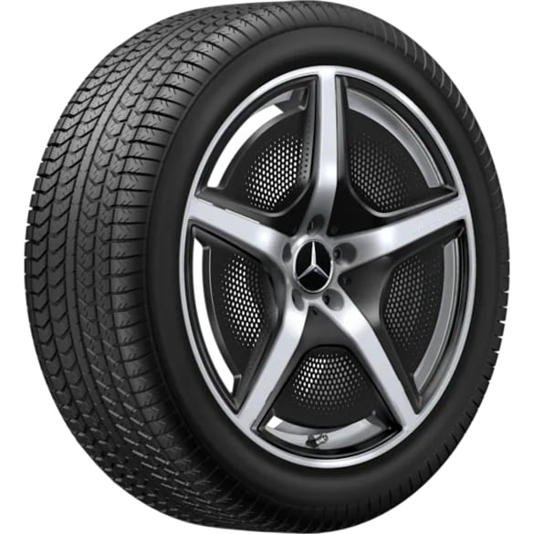 20 inch AMG winter wheels EQE V295 silver 5-spokes genuine Mercedes-Benz Pirelli
