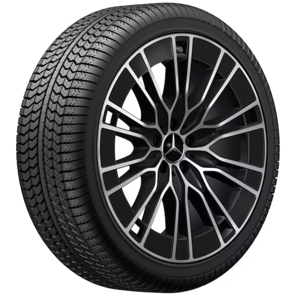 20 inch winter wheels E-Class W214 S214 black 10-double-spokes genuine Mercedes-Benz Continental