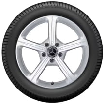 17-inch winter wheels GLB X247 vanadium silver 5-spoke Genuine Mercedes-Benz | Q44030191016A/17A-X247