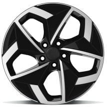 Winter wheels 19 inch bicolor  smart THREE #3 HC11 complete wheel set Bridgestone | L95406365B-B