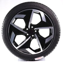 Winter wheels 19 inch bicolor  smart THREE #3 HC11 complete wheel set Bridgestone | L95406365B-B