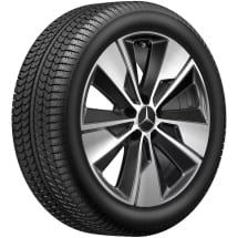 Winter wheels 18 inch V-Class Mopf2 W447 black Genuine Mercedes-Benz | Q44019151024A-Set