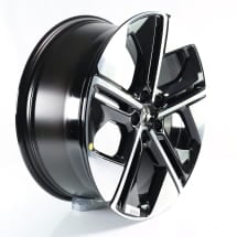 BRABUS 19-inch wheel set Smart ONE #1 HX-11 black high-sheen Original Smart | Q44006111009A-K