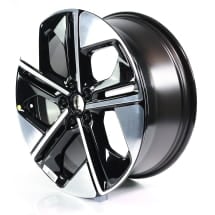 BRABUS 19-inch wheel set Smart ONE #1 HX-11 black high-sheen Original Smart | Q44006111009A-K