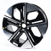 BRABUS 19-inch wheel set Smart ONE #1 HX-11 black high-sheen Original Smart | Q44006111009A-K