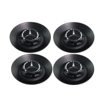 AMG hub caps cover forged wheel G 63 AMG black matt Original Mercedes-Benz | A0004004300 9283