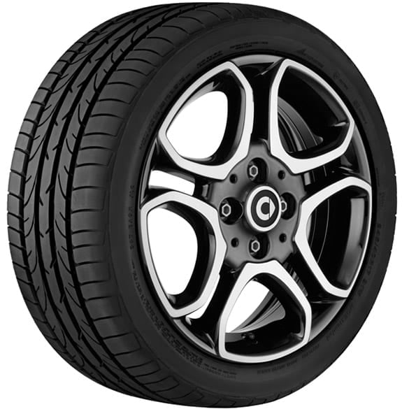 Smart 453 Lorinser Speedy Alloy Wheels all - Season Tyres Fortwo Forfour  Black