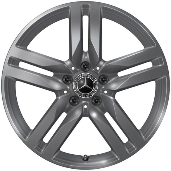 18-inch wheels GLA H247 tremolit grey 5-double-spokes Genuine Mercedes-Benz