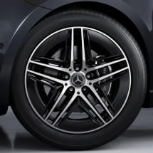 19-inch AMG wheel set V-Class W447 5-twin spokes Genuine Mercedes-AMG  | A4474018000 7X23-B