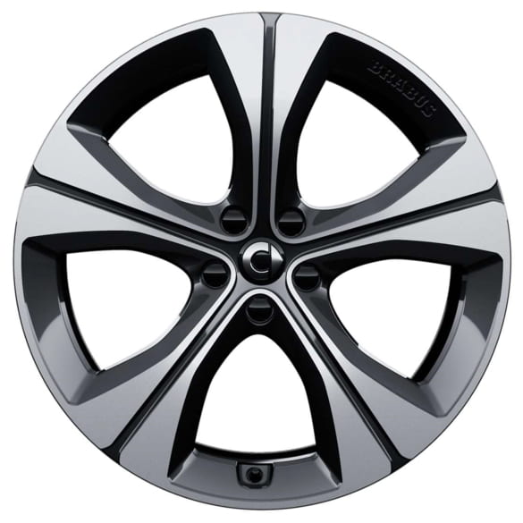 20 inch BRABUS wheel set Smart THREE #3 HC-11 5-spoke-design Genuine Smart | QAP8893108362-Satz