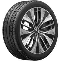 20-inch wheels EQE sedan V295 black multi-spokes Genuine Mercedes-Benz | A2954011700 9Y73-Set