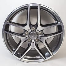 AMG 19 inch rims 5-twin-spoke GLC X253 Genuine Mercedes | A2534011800/31007X21-Satz