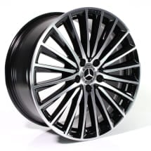 AMG 19 inch rims C-Class W206/S206 Hybrid black genuine Mercedes-Benz | A2064010101/201 7X23