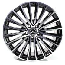 AMG 19 inch rims C-Class W206/S206 Hybrid black genuine Mercedes-Benz | A2064010101/201 7X23