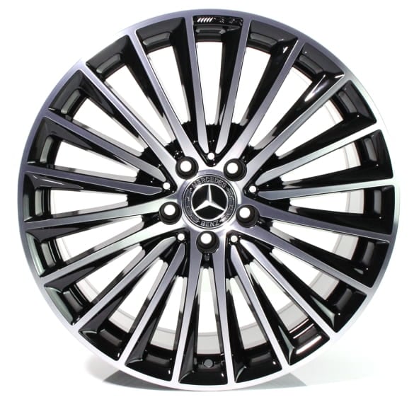 AMG 19-inch rim set C-Class 206 hybrid multi-spoke wheel black high-sheen