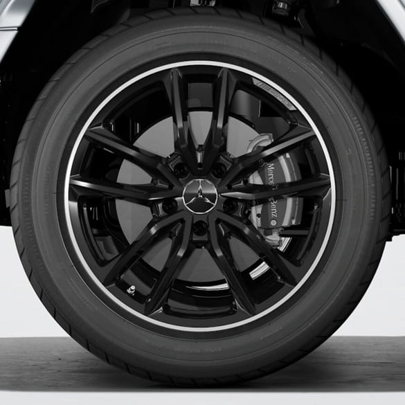 AMG 20-inch wheel set G-Class W465 5-double-spokes black Genuine Mercedes-Benz