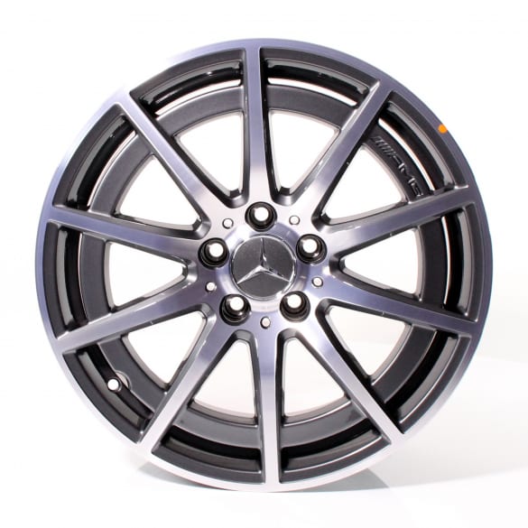 CLA 45 AMG 18 inch rims 10-spoke-design tantal grey CLA 118 ...