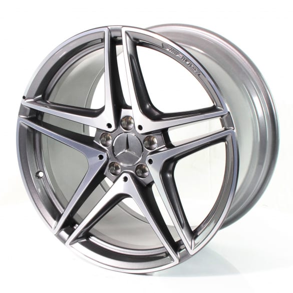 AMG 19 Inch Rim Set C Class C205 A205 5 Double Spoke Design