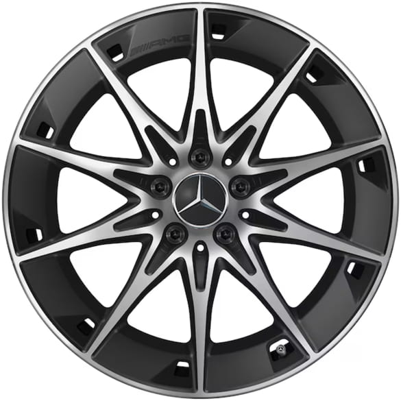 CLE 53 AMG 19-inch rims C236 A236 black matt 10-spoke genuine Mercedes-AMG