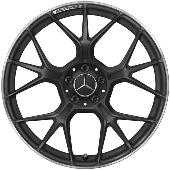 CLE 53 AMG 20-inch forged wheels C236 A236 black matt cross-spoke genuine Mercedes-AMG
