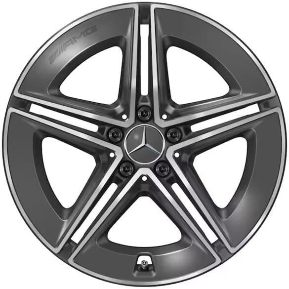 E 53 AMG 19-inch wheels E-Class S214 W214 5-double spokes tantalum grey Genuine Mercedes-AMG