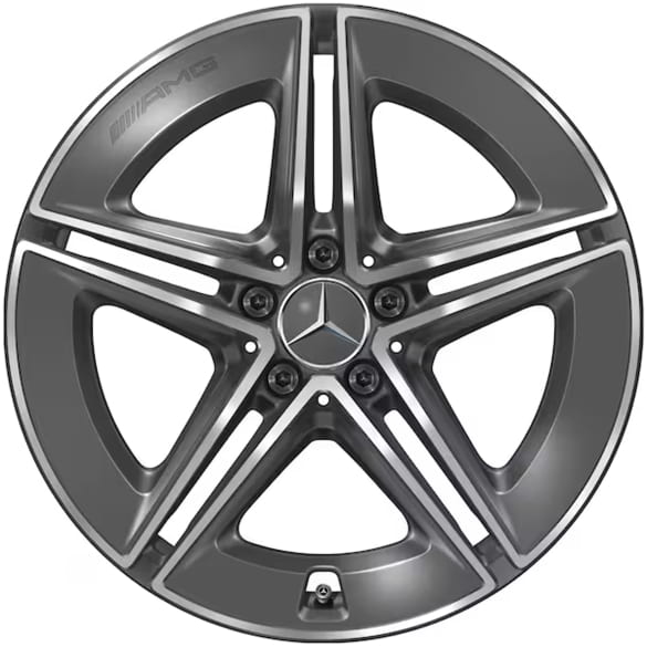 E 53 AMG 19-inch wheels E-Class W214 S214 5-double spokes tantalum grey Genuine Mercedes-AMG